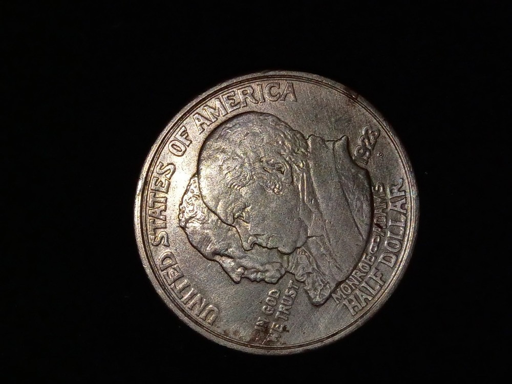 Monroe Doctrine silver Half Dollar Commemorative 50c