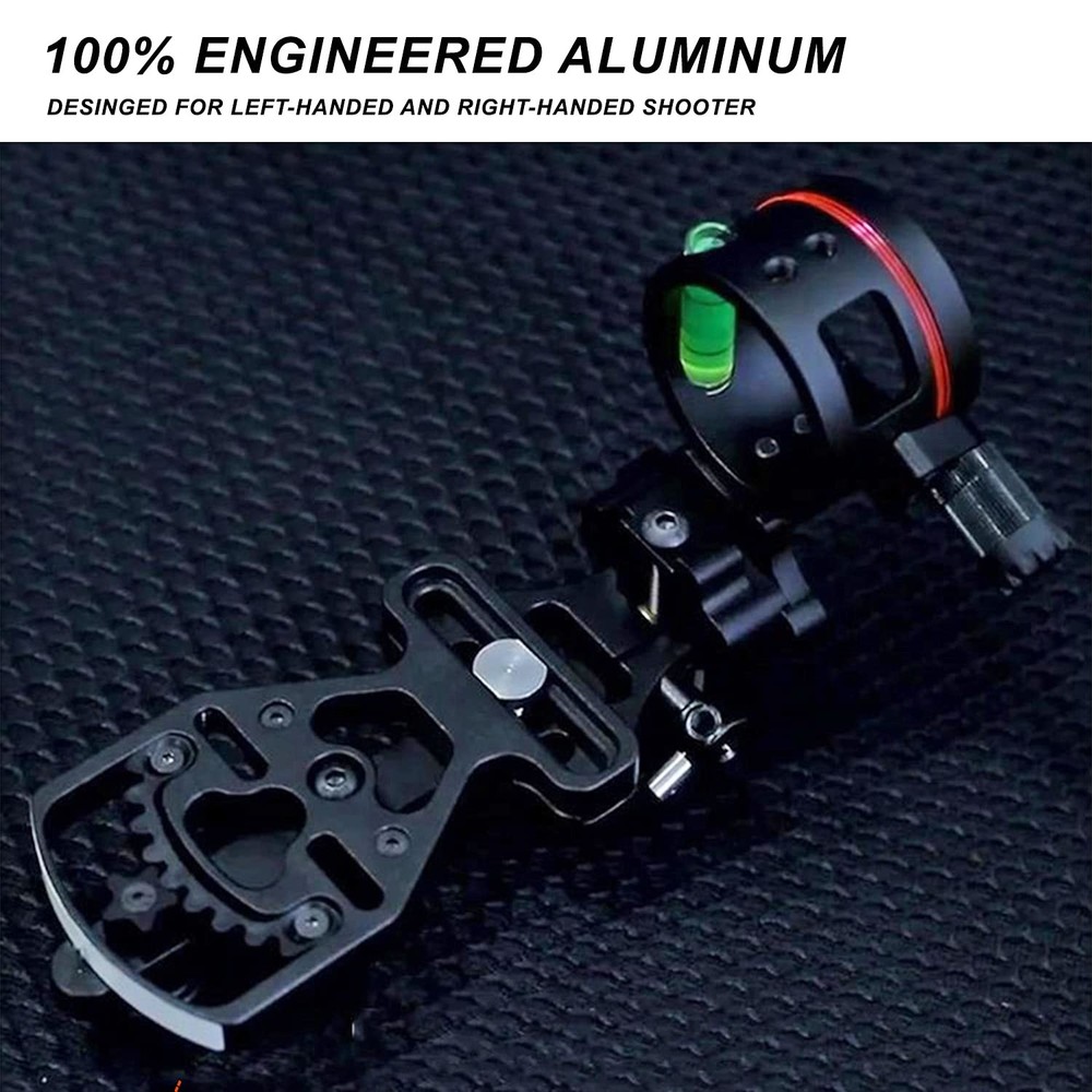 Perogen Archery Compound Bow Sight Single Pin One 7.1*3.9*2.4, 1