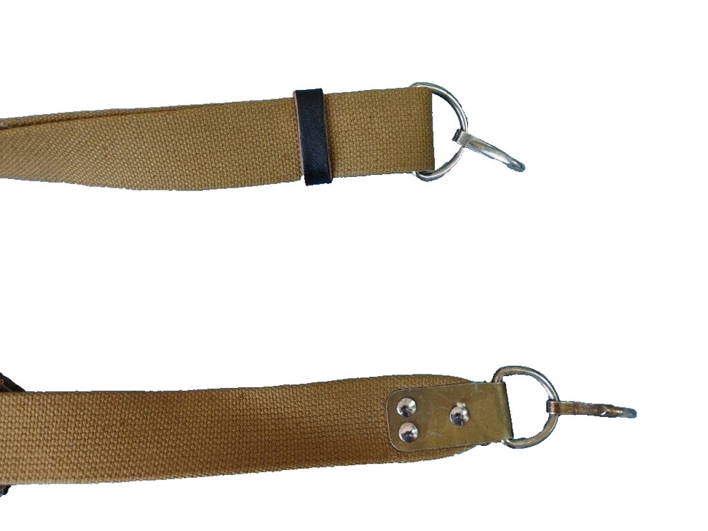 Original Soviet canvas sling with two fasteners and shoulder pad
