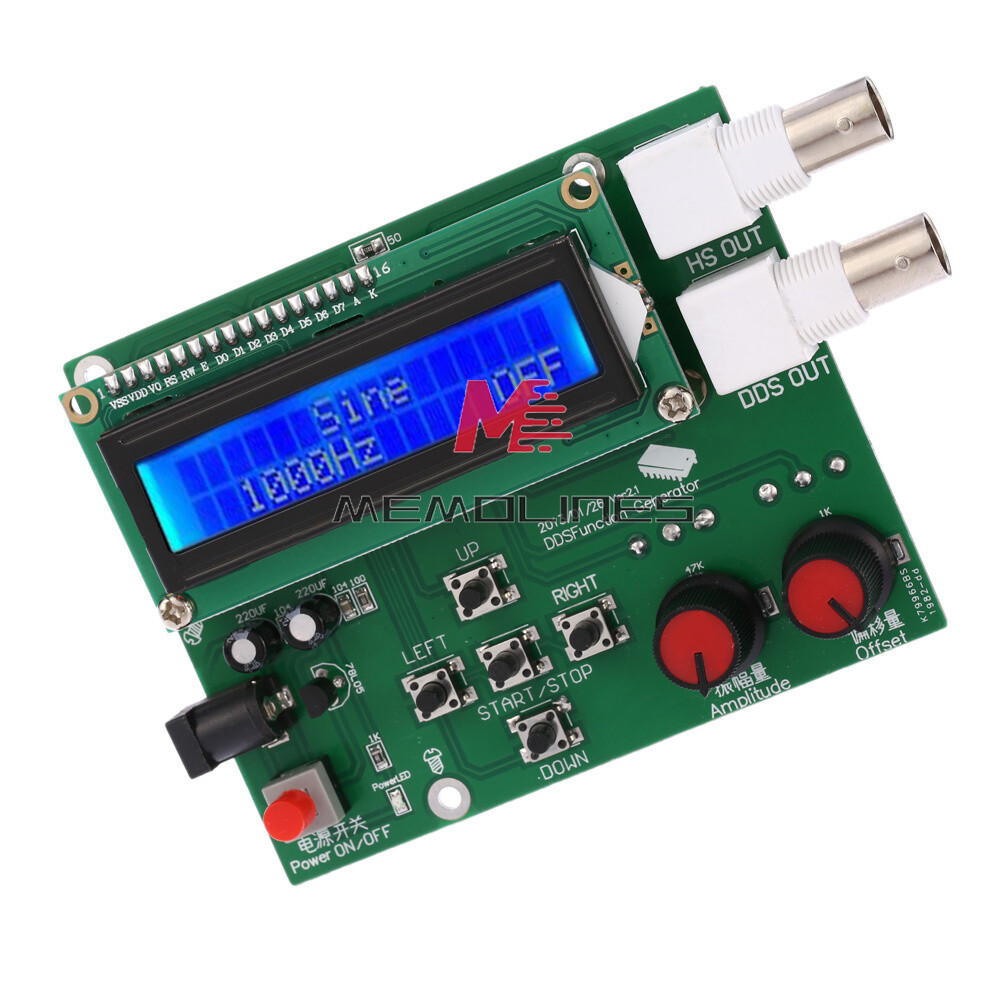 LED DDS Function Signal Generator Module Kit Sine Square Sawtooth Triangle Wave