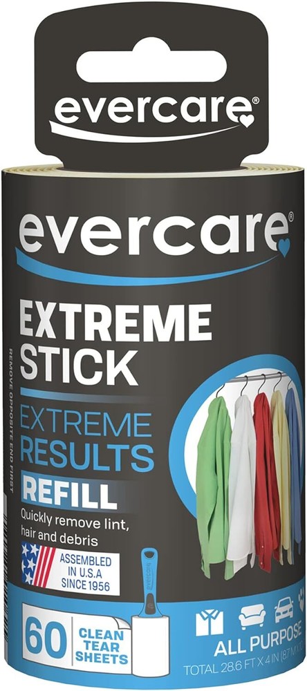 Recambio Garment Lint Roller Extreme Stick - 60 Hojas