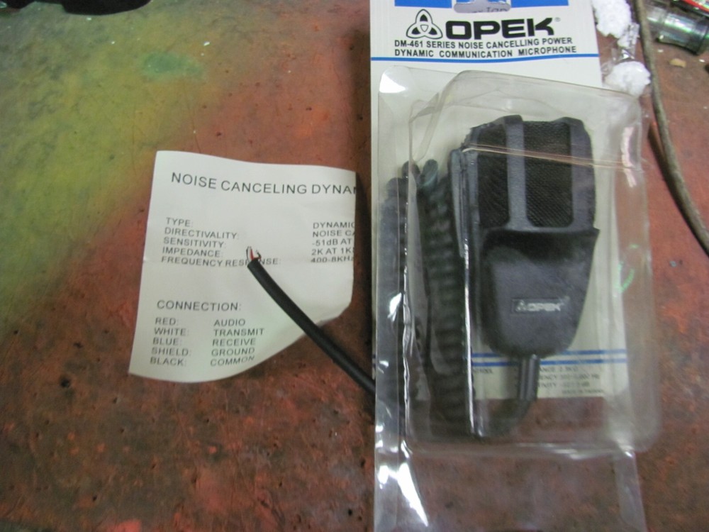 OPEK DM 361 NOISE CANCELLING POWER DYNAMIC COMMUNICATION MICROPHONE NOS
