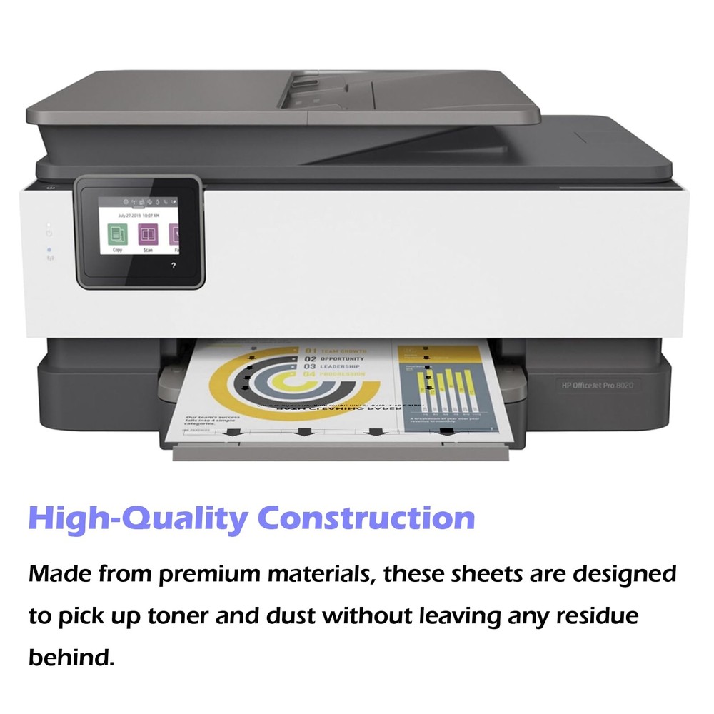 15 Printer Cleaning Sheets for Laser & Inkjet Copiers and Fax Rollers