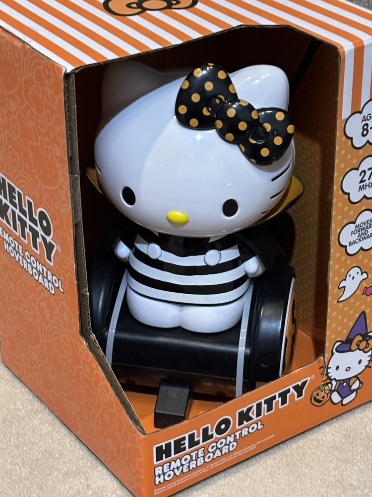 NEW, REMOTE CONTROL HALLOWEEN HELLO KITTY ON A HOVERBOARD