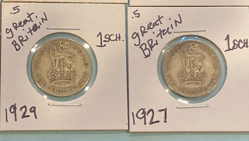 (12) British Empire 50% Silver Coins