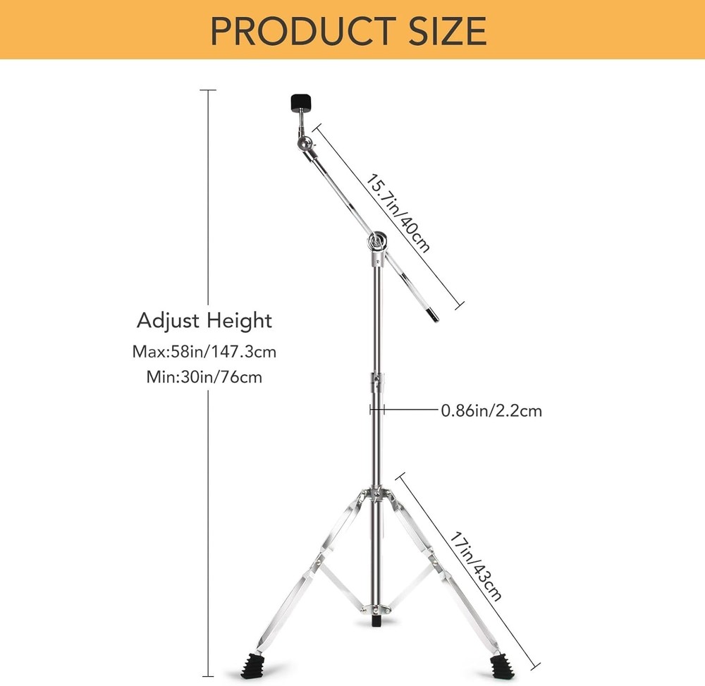 Professional Grade Cymbal Stand for Drummers