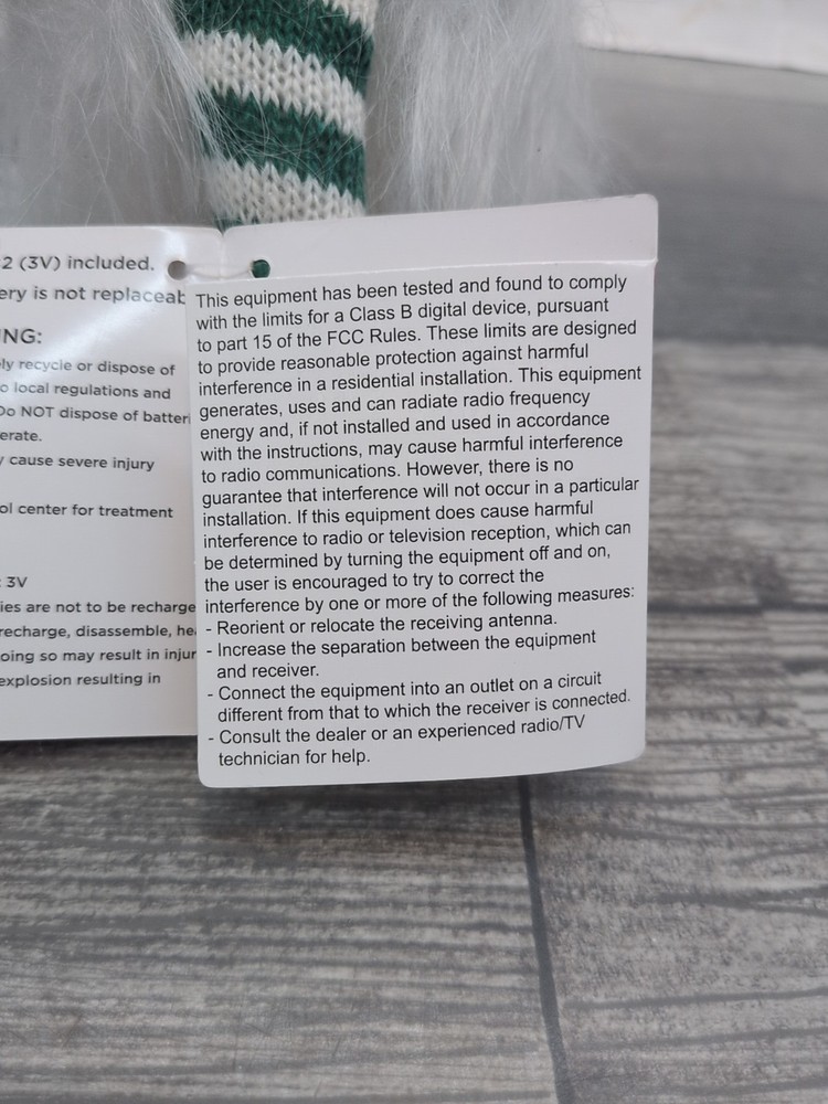 Sparkly Sequin Green Light Up Gnome [72]