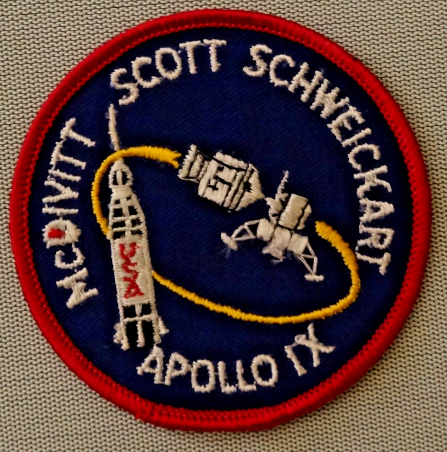 VINTAGE ORIGINAL RARE EMBLEM Apollo IX / 9 Patch