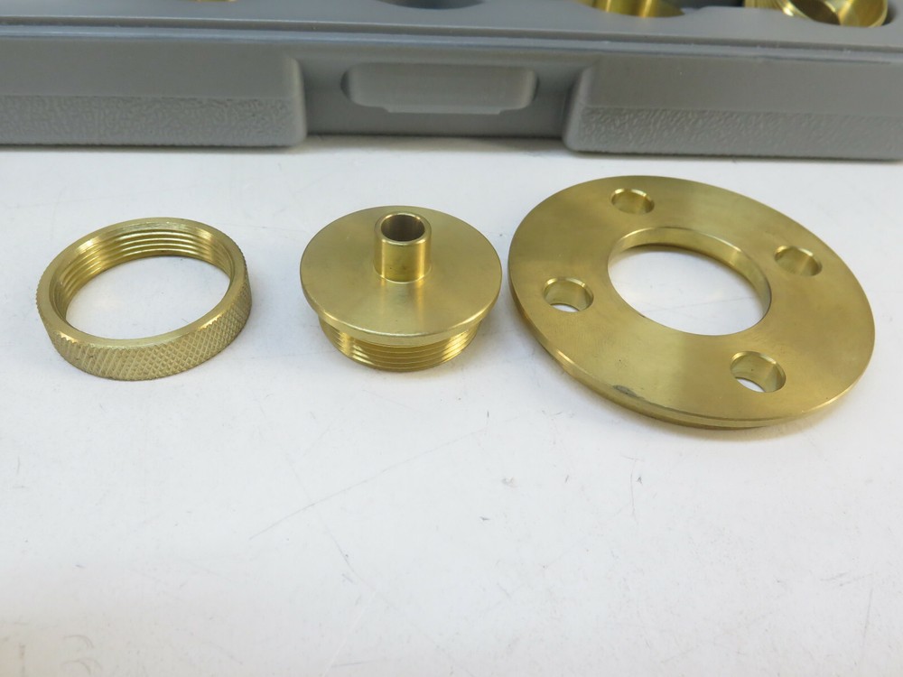 Pioneer 10 Piece Solid Brass Template Guide Kit With Adaptor