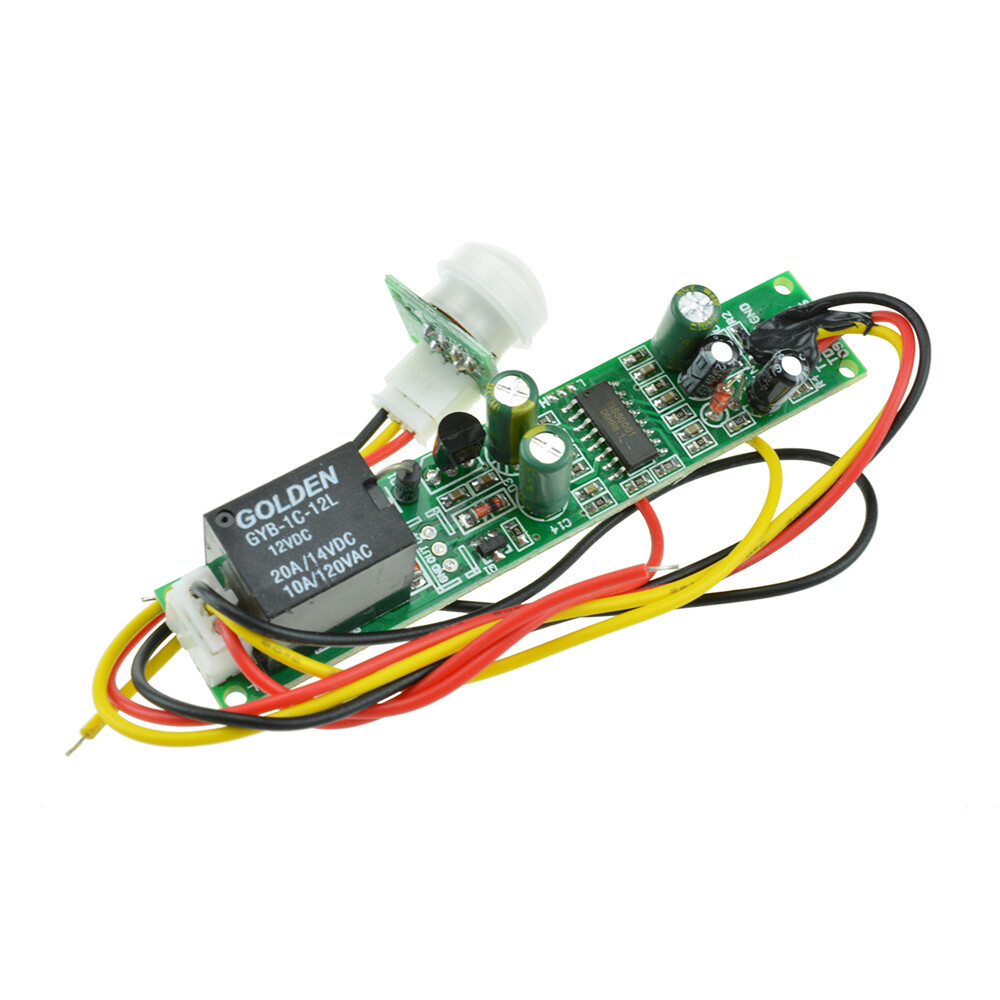 DC 12V 5A IR Pyroelectric Infrared PIR Motion Sensor Detector Module