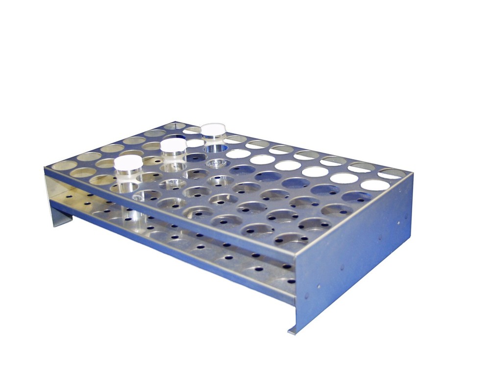 Sample Vial Rack – Stainless Steel