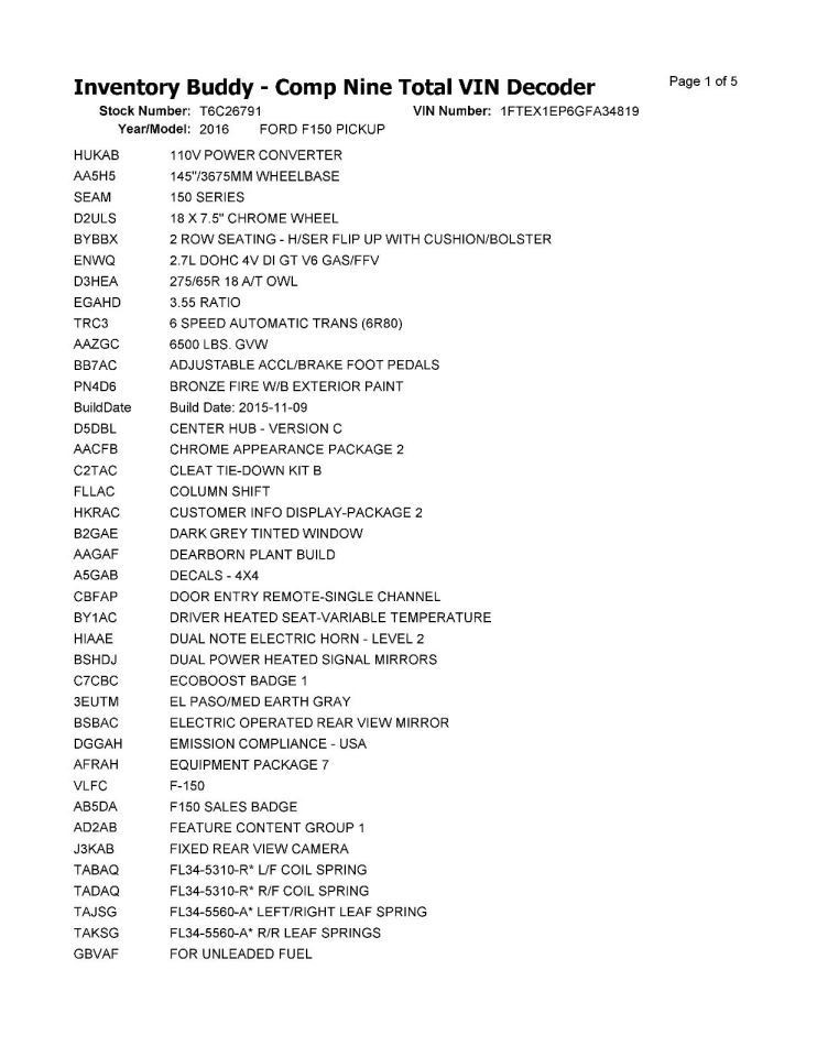 F150 2016 Air Shutter 1023618