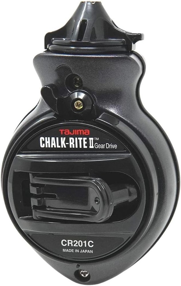 Durable Aluminum Chalk Line with Refillable Micro Chalk and Snap Closure