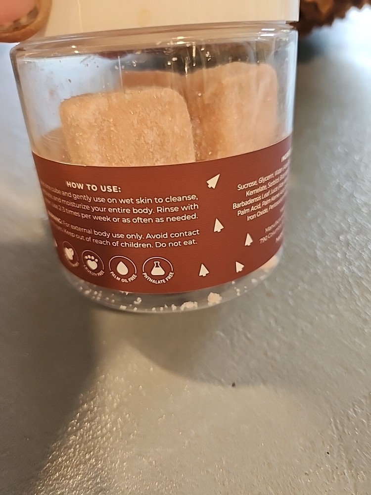 Harper + Ari Gingerbread Exfoliating Sugar Cubes, 5.5 oz New