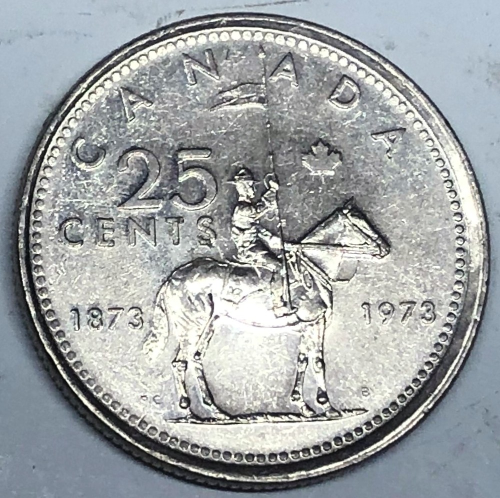 # C237  CANADA    COIN,    25 CENTS   1973