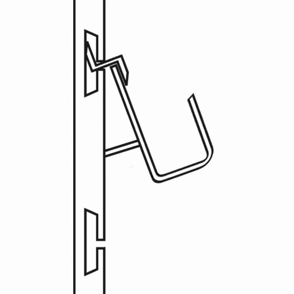 Slatwall Shelf with Lip, 48", 82108