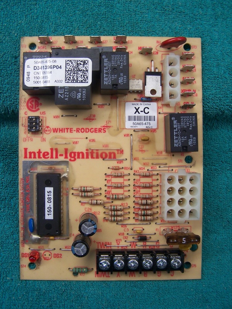 Trane American Standard D341396P04 furnace control board 50A65-475-08 CNT05164
