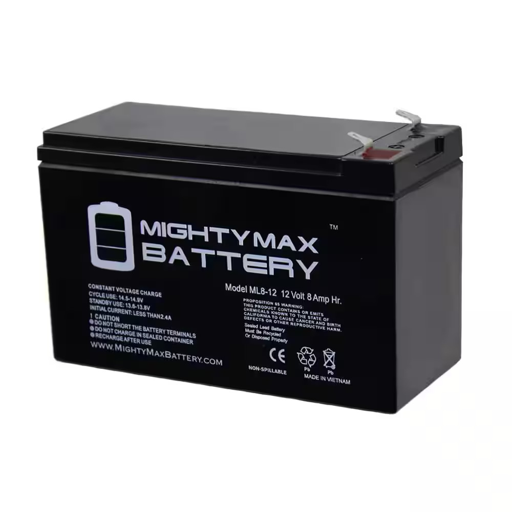 12-Volt 8Ah Battery Replacement for Texas Hunter 70 Lb. Fish Feeder