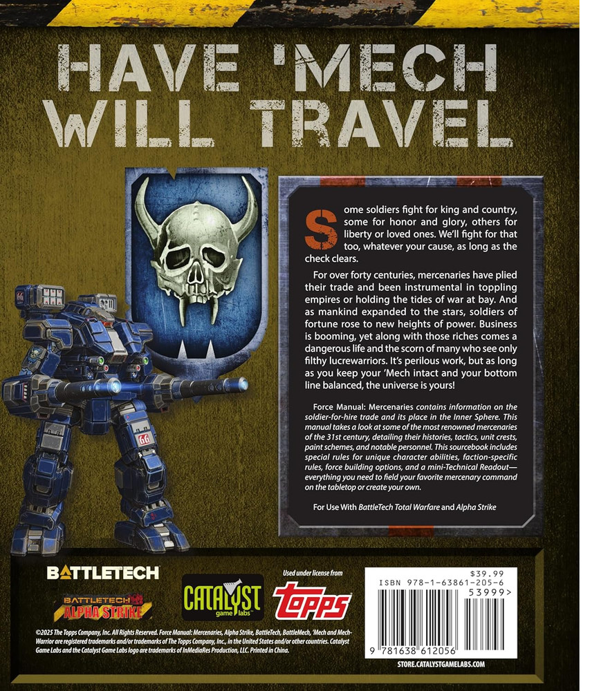 BattleTech: Force Manual: Mercenaries