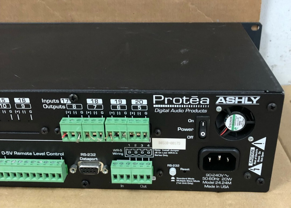 Ashly Protea 24.24M Matrix Processor W/POWER CORD (TESTED)