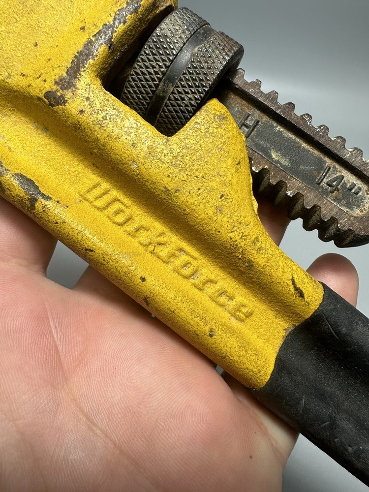 Workforce Pipe wrench 14" Black / Yellow