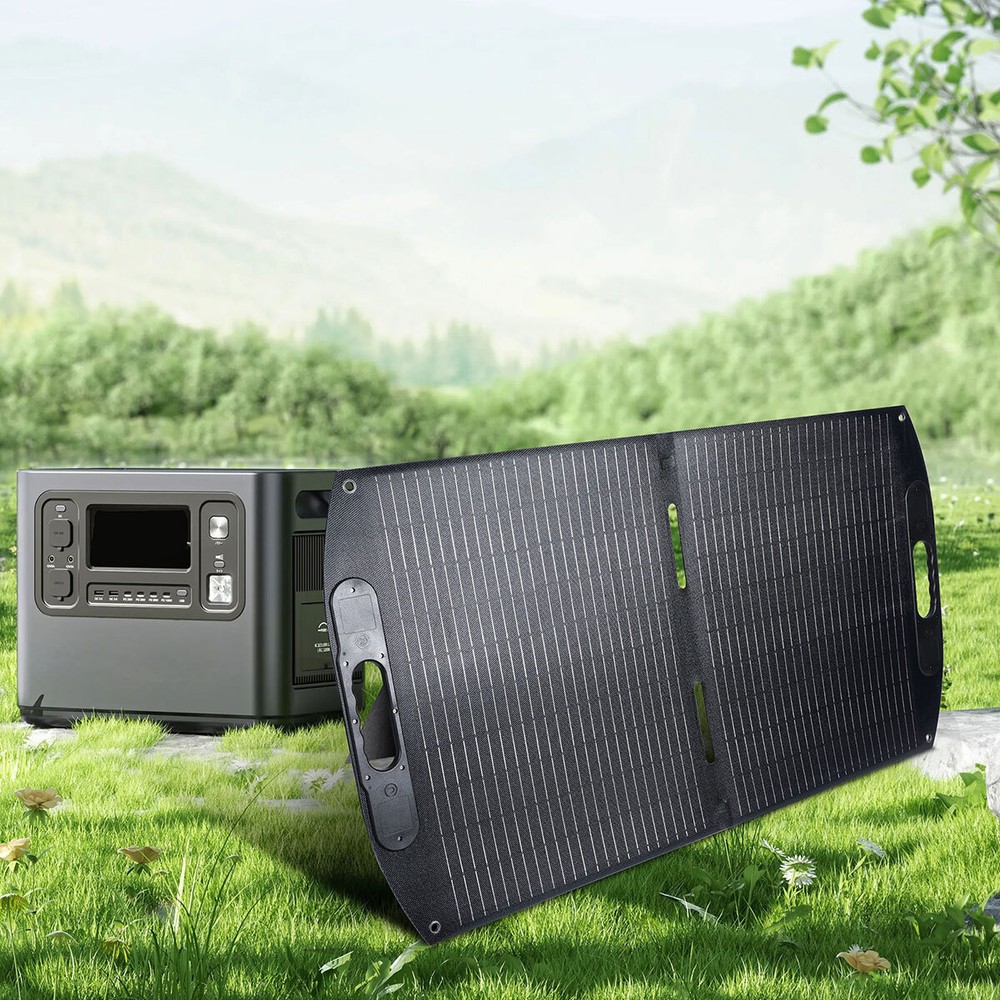 100W Foldable Solar Panel 12V ETFE Caravan Home Off Gird Battery Charging Power