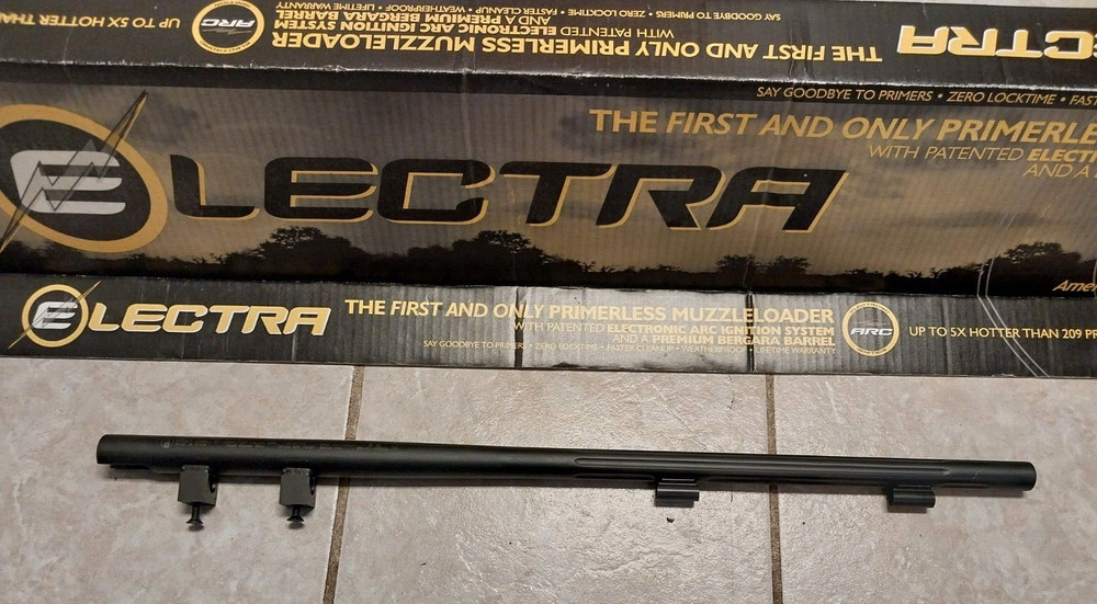 CVA Electra Muzzleloader Black Powder .50 Caliber 1:28 Barrel - No Breech Plug