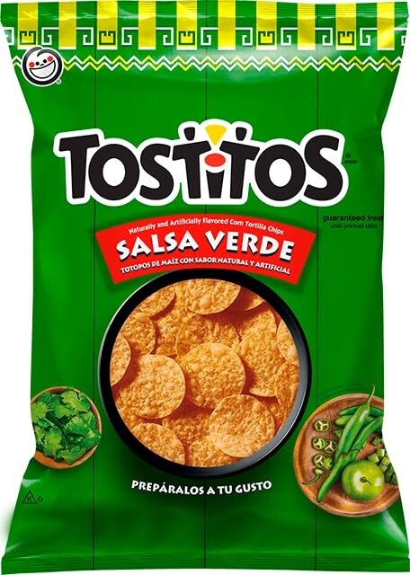 Tostitos Salsa Verde 8-Pack | 74.4g/2.625oz Bag