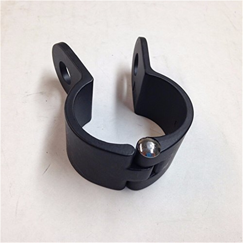 HTT 1x Black 1" Crash Bar Mount Longhorn Footpeg Clamp Replacement