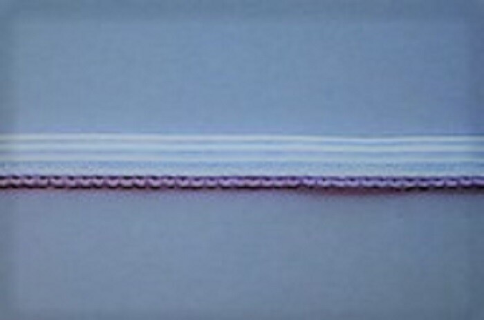 CRAFT-SEWING-ELASTIC 3mtrs x 9mm White/Pink Picot Elastic