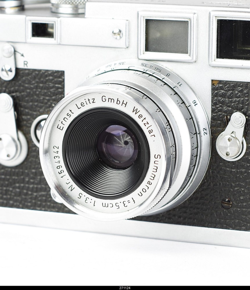 Leica M3 Camera Lens Summaron 3,5/3,5cm w/ Case