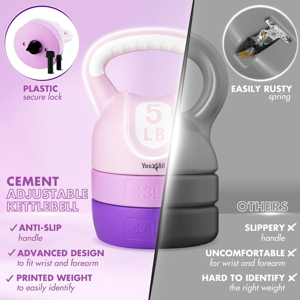 Kettlebell Sets Adjustable Kettlebell Set Strength Training Kettlebells