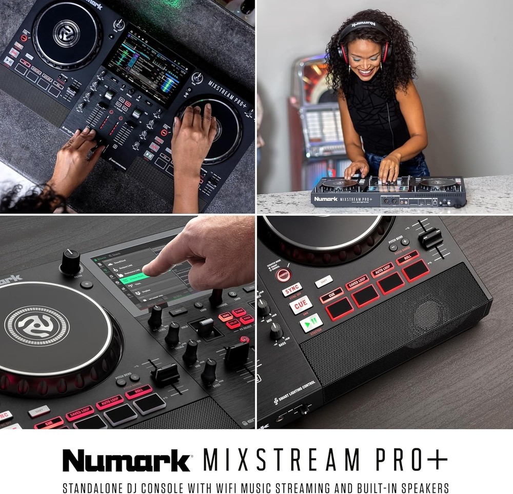 Ultimate Mixstream Pro+ DJ Controller for Serato & Virtual DJ - Compact Size