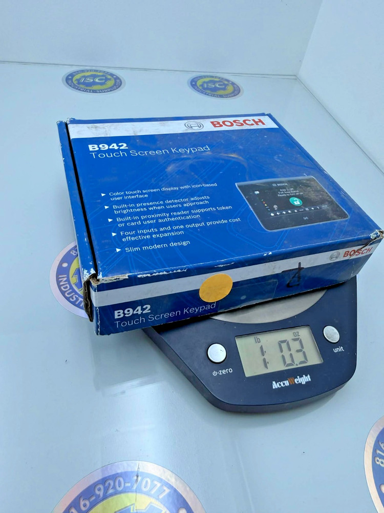 Bosch B942 Touch Screen Keypad B Series SDI2 Bus Prox Reader – Open Box