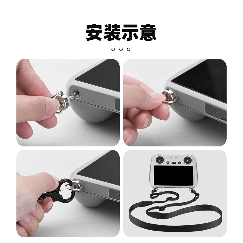 For DJI AIR3 Remote Control with Screen Hanging Strap Mavic 2/MINI 4PRO RC2 Rope