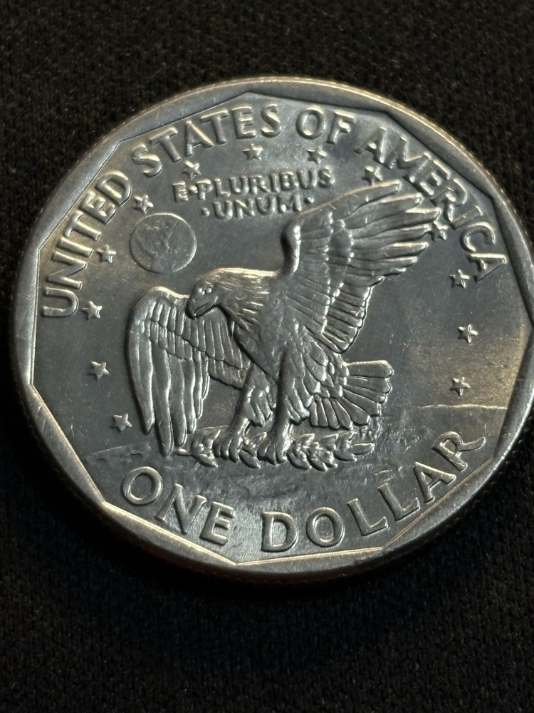 1979-P Susan B. Anthony dollar coin, Closed D Mint Mark DDO