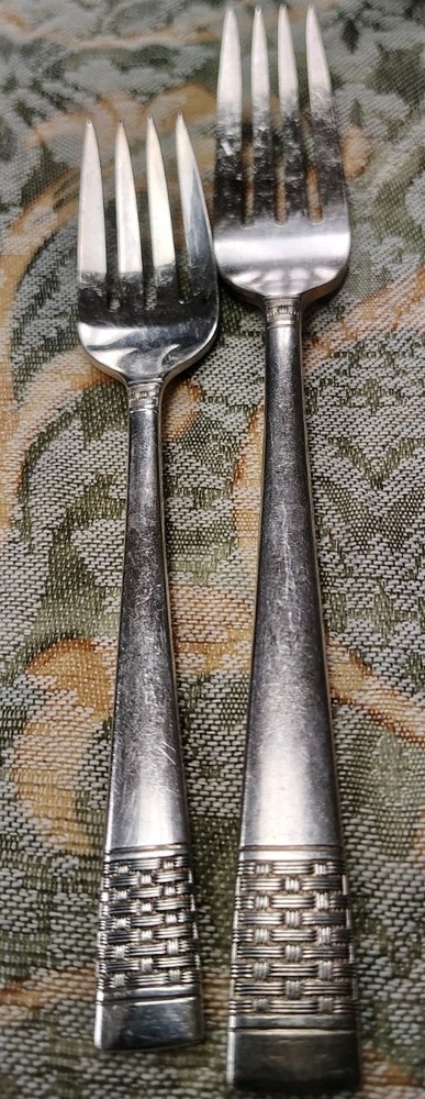 42 Piece National Silver Co Cavalcade Pattern 1946 Discontinued In Storage Cloth