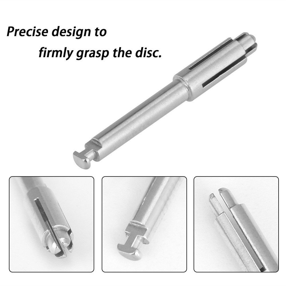 6Pcs Dental Pop-On Mandrels Right Angle For Slow Speed RA Use with Sof-Lex Discs