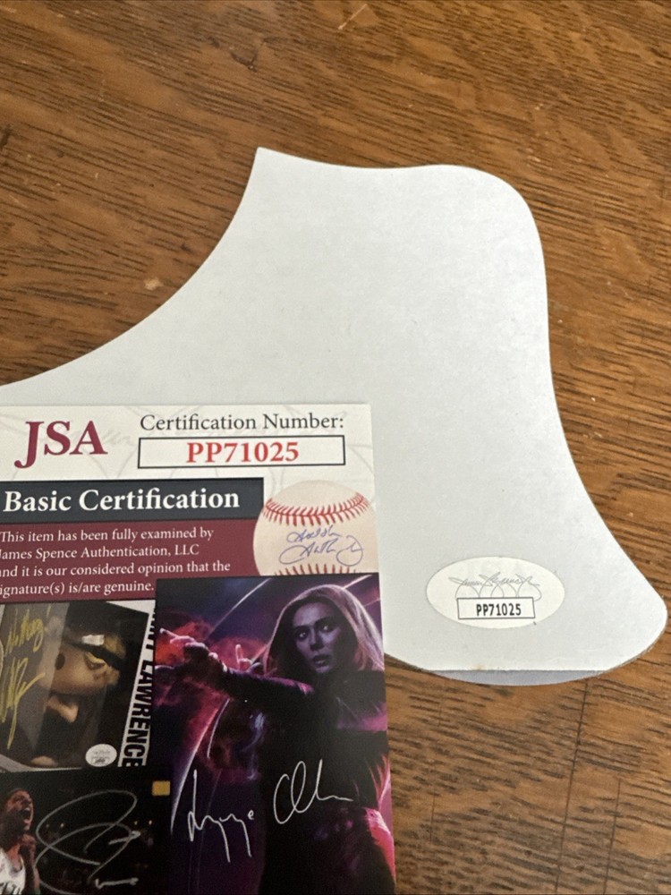 Billy Squier Signed Autographed Pick Guard JSA PP71025