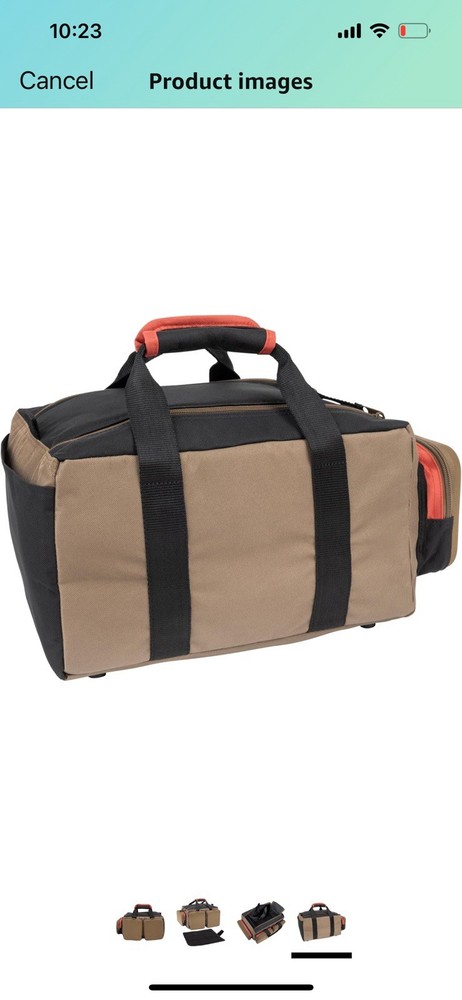 Allen Eliminator Range Master Range Bag With Pistol Rug Coffee And Black E20