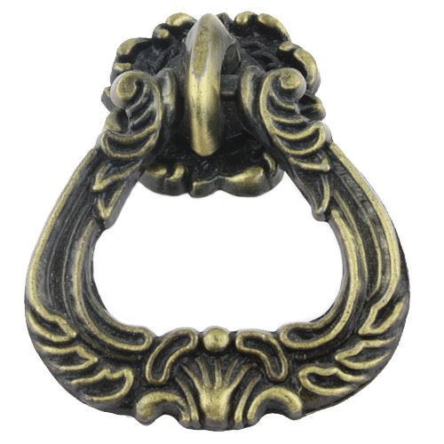 1-1/2" Baroque Tear Drop Pull Antique English