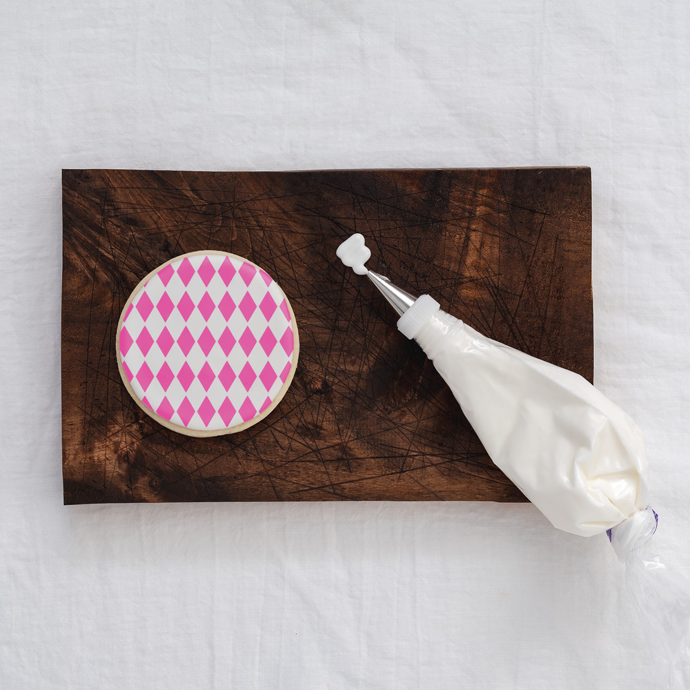 Harlequin Cookie Stencil - Durable & Reusable Mylar Stencils