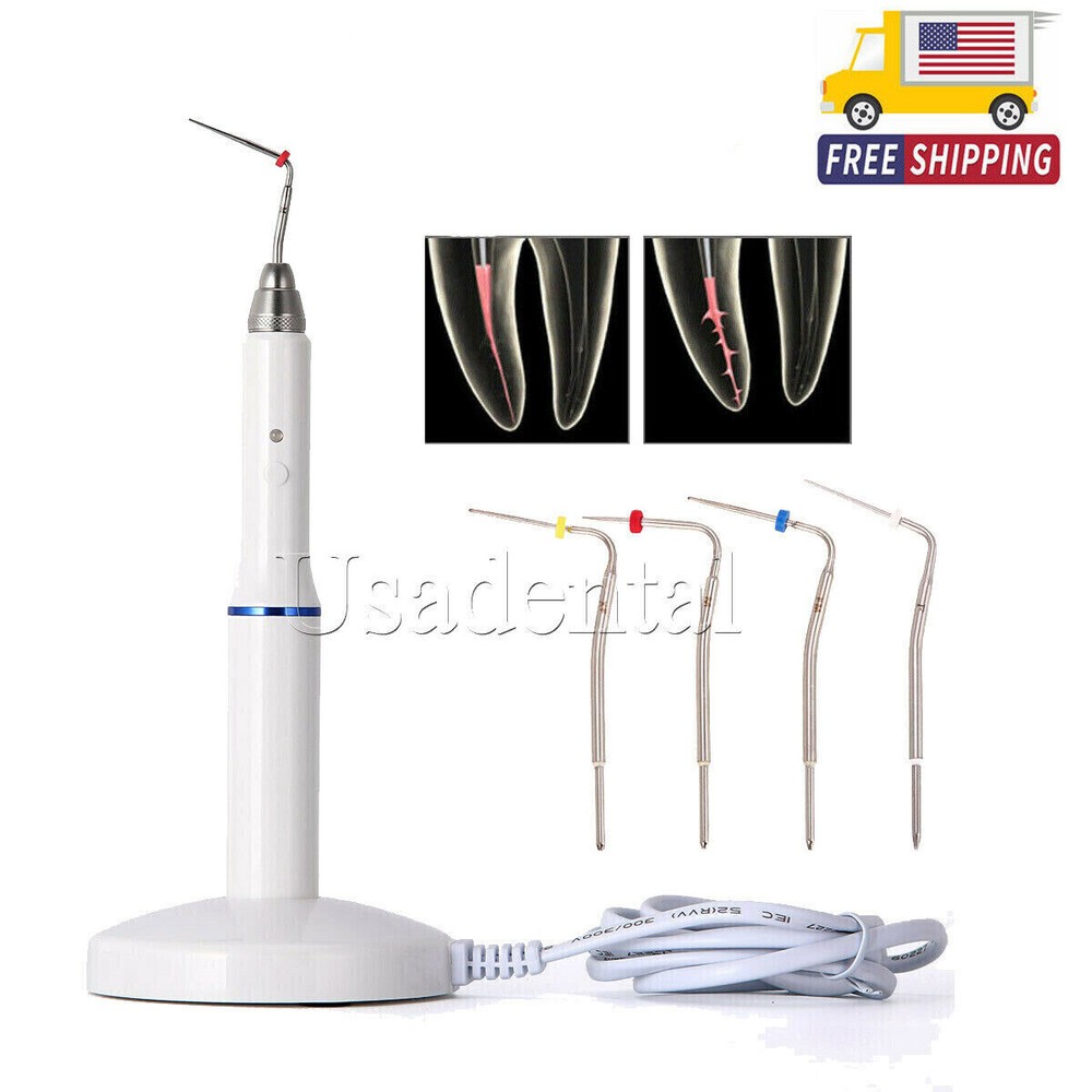 Dental Teeth Wireless Endo Heated Pen Gutta Percha Obturation System+ Fill Tips
