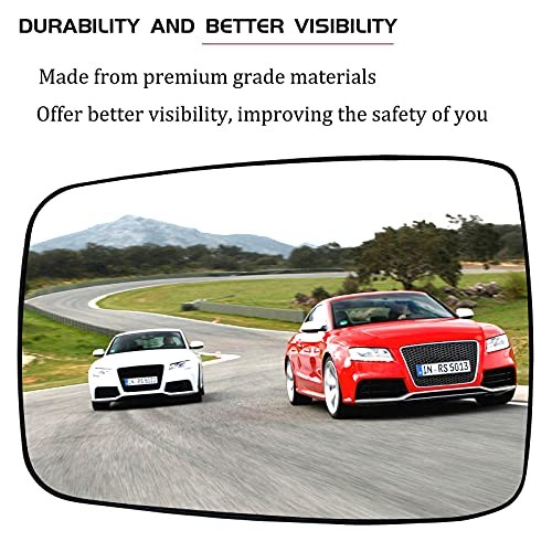 Driver Left Side Heated Mirror Glass Replacement for 2009 Driver Side (Left)