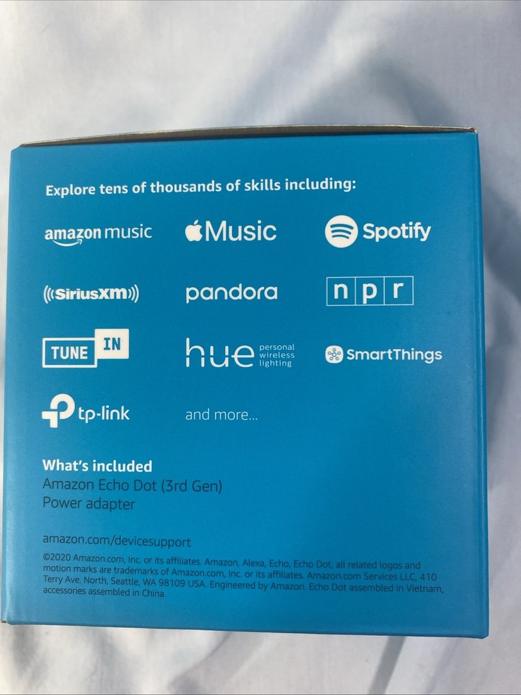 Amazon Echo Dot 3rd Generation Smart Speaker with Alexa Voice Control Sandstone