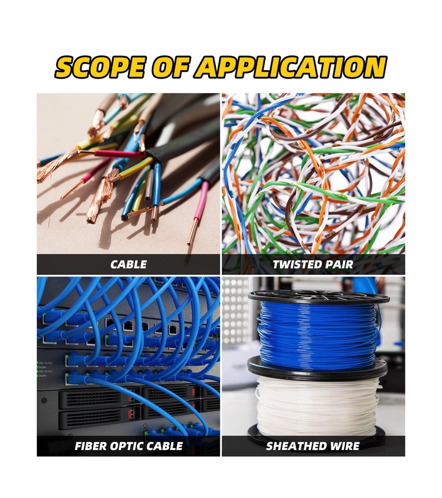 DOWELL 10-22 AWG Wire Stripper Cutter Wire Stripping Tool And Multi-Function ...