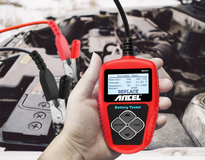 ANCEL BA101 12V Car Auto Load Battery Tester Tool Digital Analyzer 100-2000 CCA