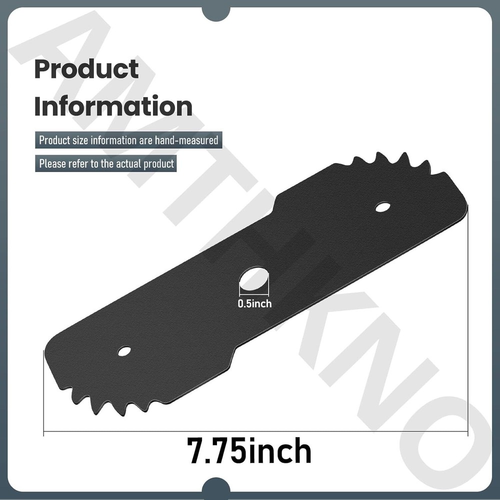 2-Pack EB-007 Edge Hog Heavy-Duty Edger Replacement Blades Compatible
