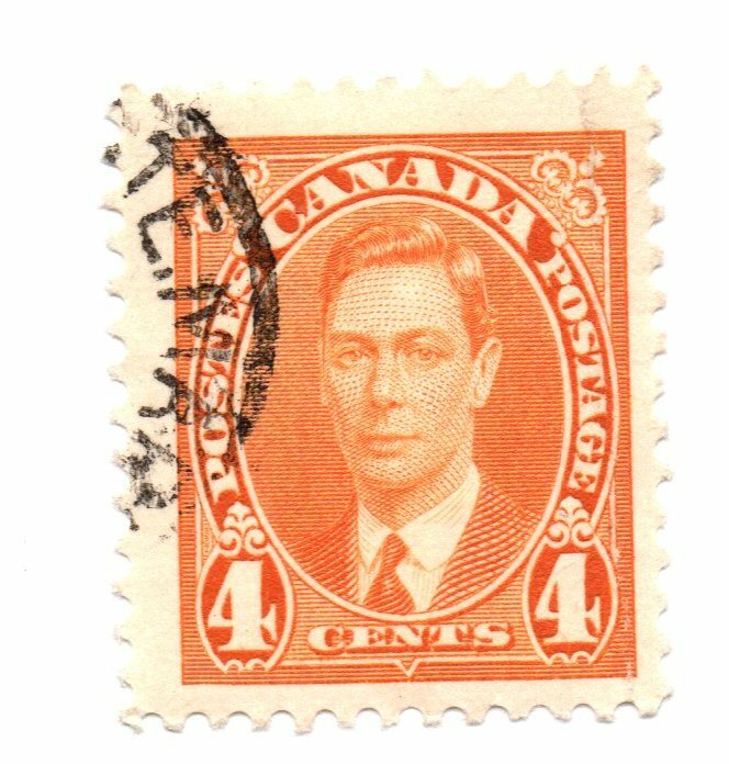 Stamp Canada Scott # 234 1937 King George VI Used