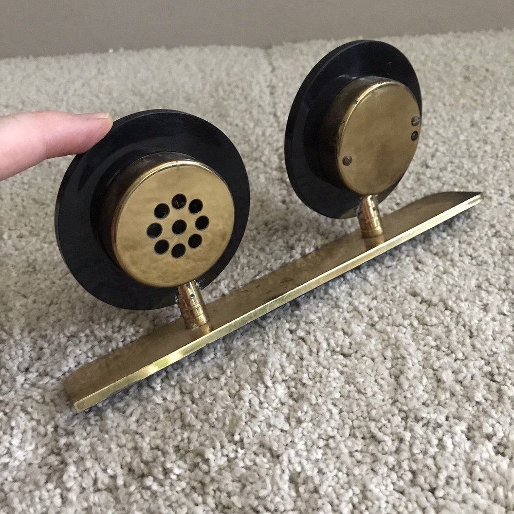 Vintage Brass Forecaster Barometer Temperature - Made In Germany - Steampunk